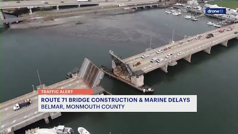 Story image: Route 71 bridge work to delay large boats at Shark River Inlet