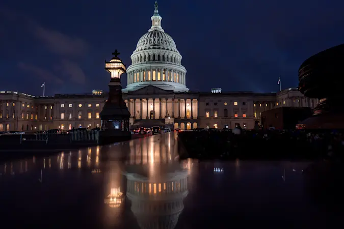 Story image: Government funding bill clears Congress and heads to President Biden, averting a shutdown