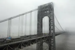  FDNY: 3 climbers on George Washington Bridge; traffic snarled