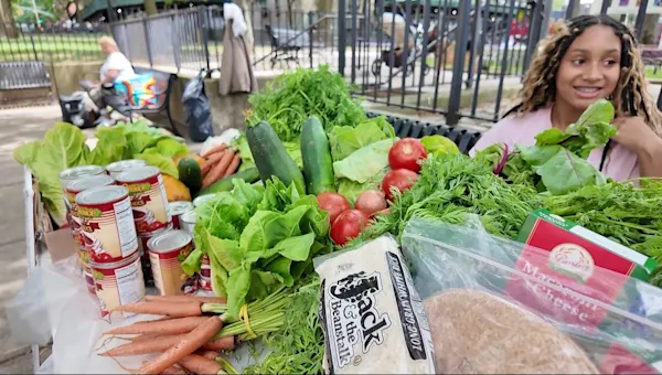 'Yung Gigi' makes big impact hosting food giveaway for Boerum Hill community