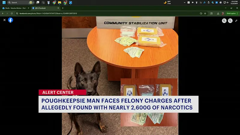 Story image: Troopers find cocaine and fentanyl during Dutchess County traffic stop