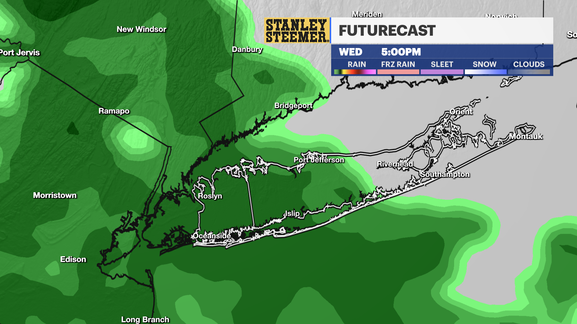 Rain comes by Wednesday afternoon, showers linger into Thursday