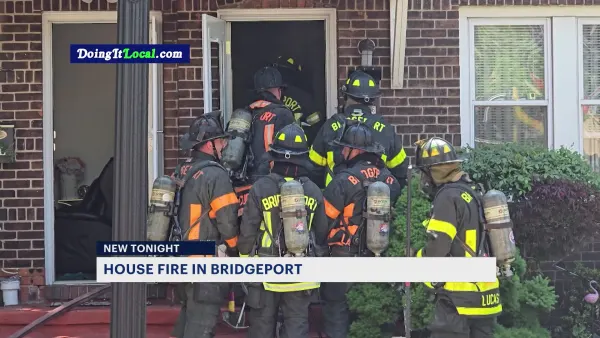 Bridgeport FD: Bridgeport house fire displaces 9 residents