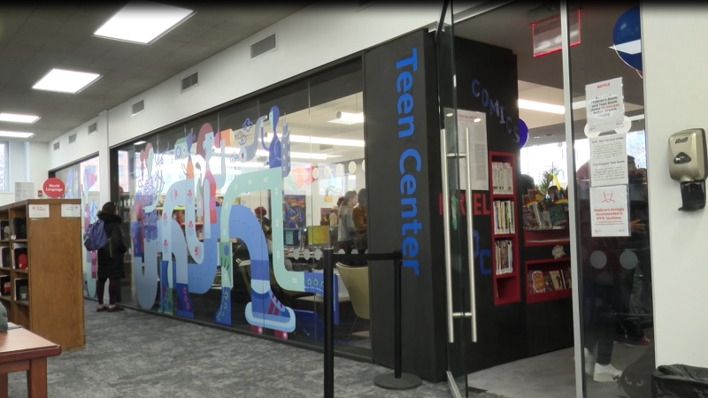 Story image: New York Public Library opens Teen Center at Bloomingdale branch