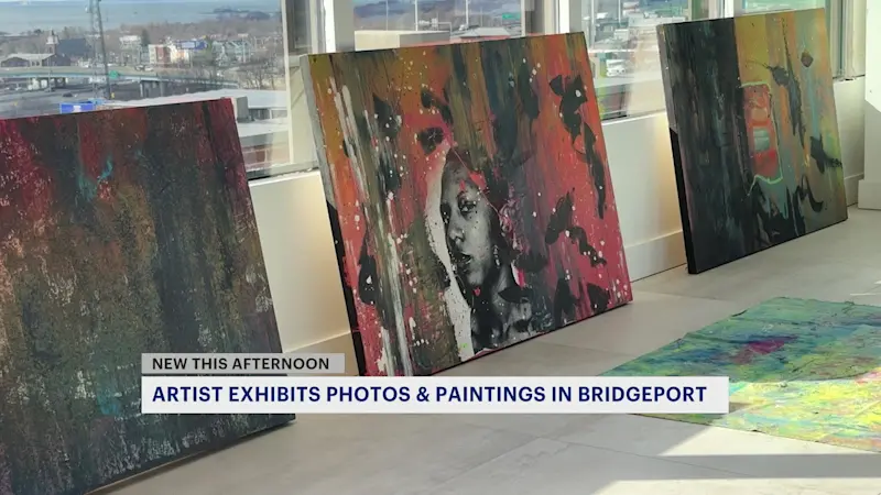 Story image: Yves Wilson's 'The View' art exhibit in Bridgeport attracts hundreds