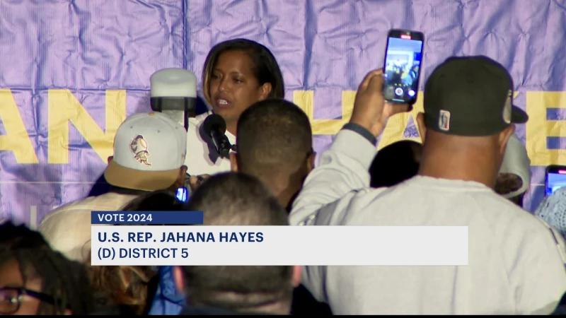 Story image: Jahana Hayes wins reelection in 5th Congressional District