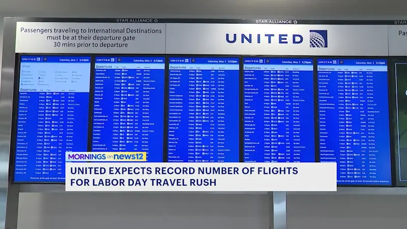 Story image: United expecting more travelers than ever this Labor Day holiday