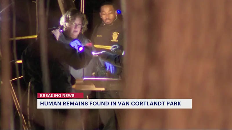 Story image: Skeletal remains discovered in Van Cortlandt Park; police investigation underway