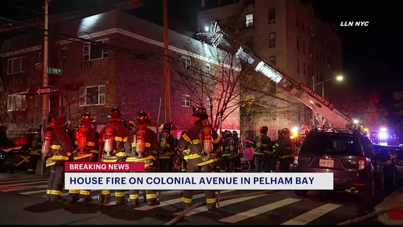 Story image: Fire rips through home on Colonial Avenue in Pelham Bay