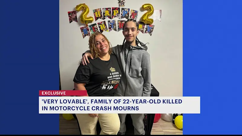 Story image: 'Very lovable,' Family mourns 22-year-old killed in motorcycle crash on Bruckner Blvd.