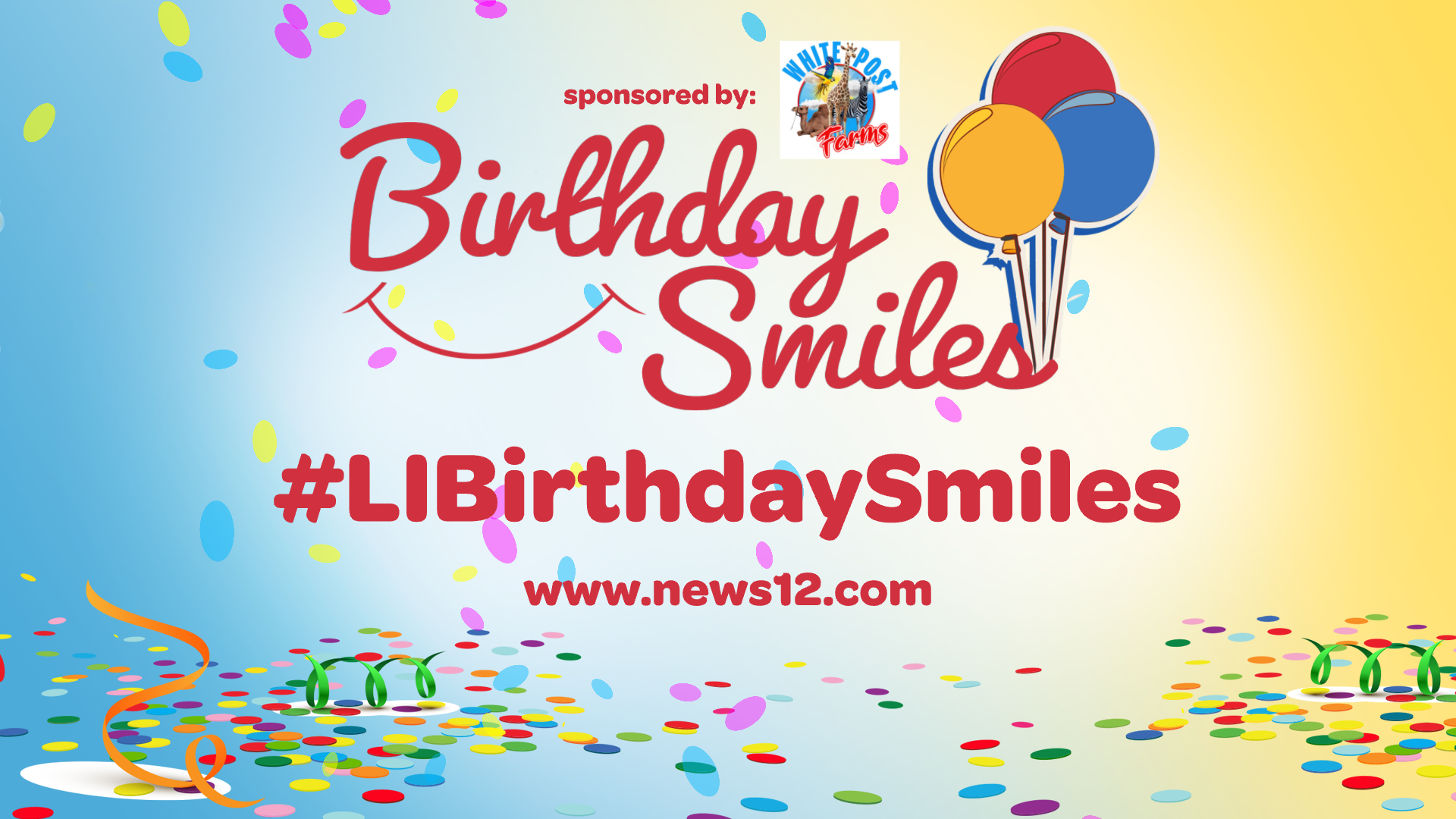 Birthday Smiles Sponsored 