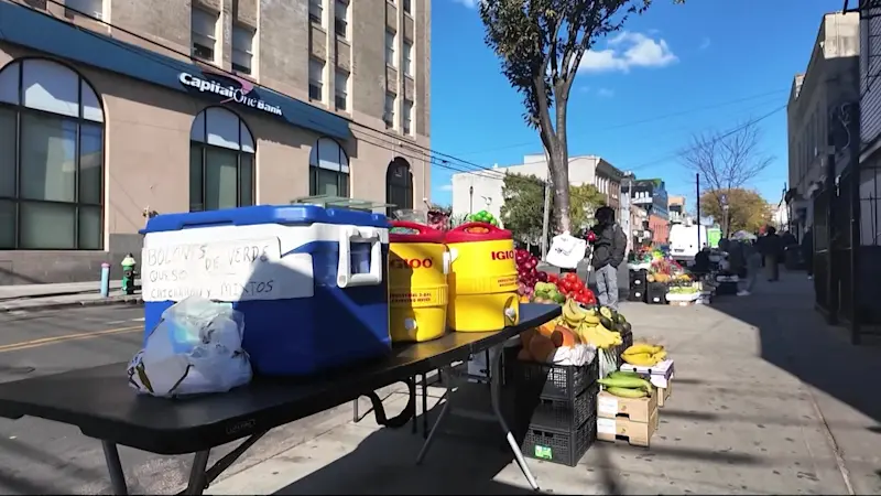Story image: Bushwick Plaza cleanup sparks debate over street vendors, city enforcement