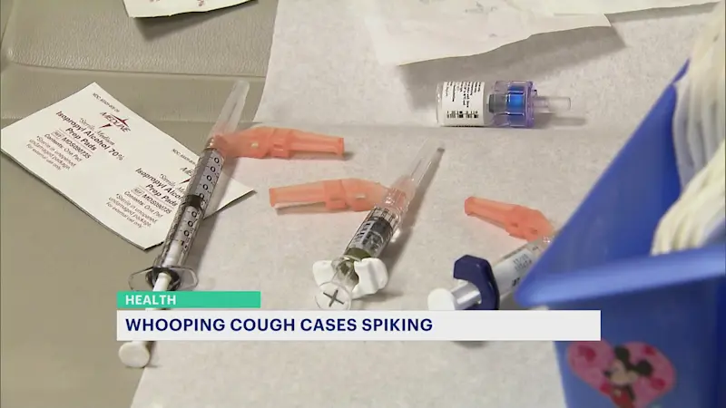 Story image: Waning vaccinations partly to blame for whooping cough uptick, doctor says