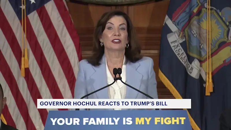 Story image: Gov. Hochul says 'big, beautiful bill' could be disastrous for many Long Islanders