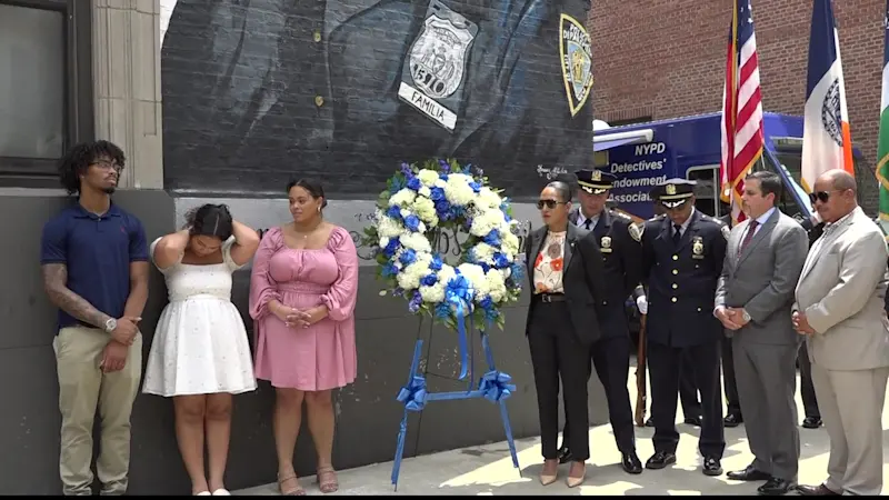 Story image: Family honors fallen NYPD Detective Miosotis Familia 8 years after fatal shooting