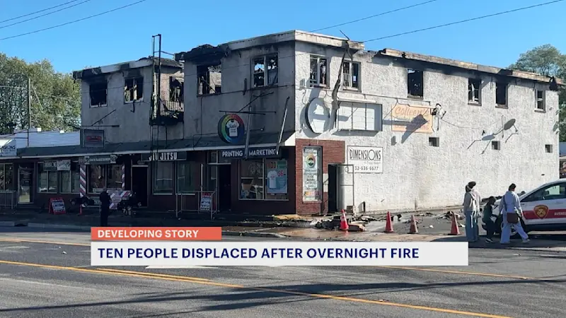 Story image: 10 displaced following Woodbridge apartment fire 