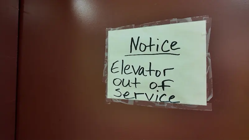 Story image: Residents express frustrations after 3 days without elevator service