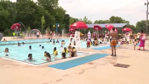 ‘A welcome relief.’ Trenton opens swimming pools day early amid intense heat