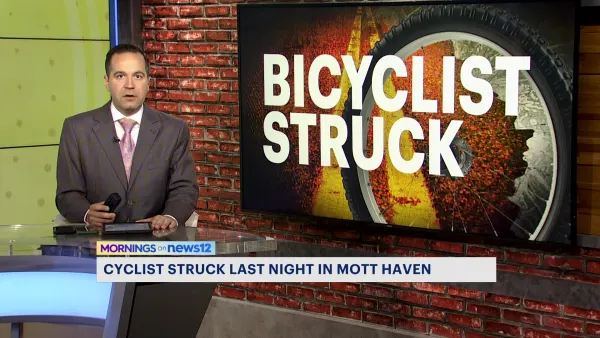 NYPD: Cyclist hospitalized following car crash in Mott Haven
