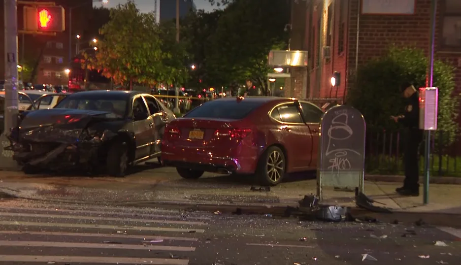 NYPD: 3-car crash in Brownsville sends 1-year-old to hospital