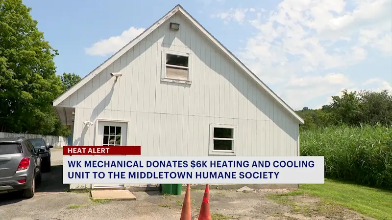 Story image: Local company surprises Middletown Humane Society with free AC installation