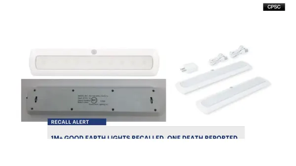 Good Earth Lighting recalls 1.2 million lights sold at nationwide retailers after death, fires