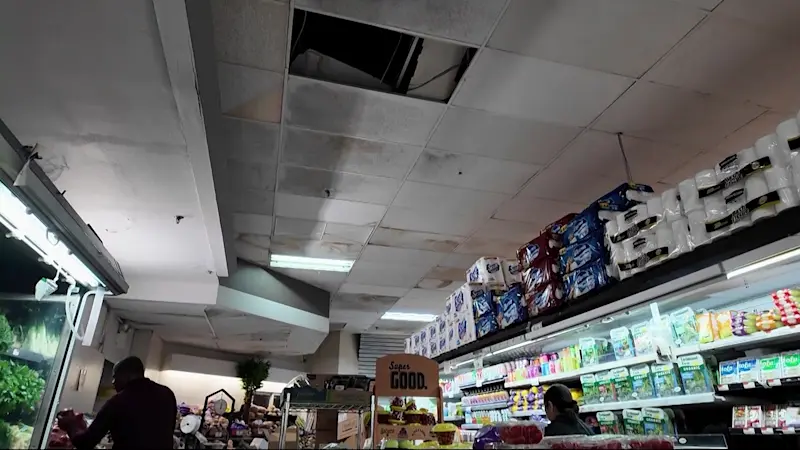 Story image: Residents cite concerns about mold, discolored ceilings at Riverdale Key Food