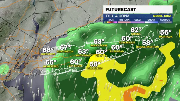 STORM WATCH: Warm, sunny today; thunderstorms for Thursday