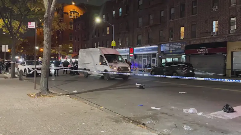 Story image: Cargo van strikes 2 pedestrians in Borough Park