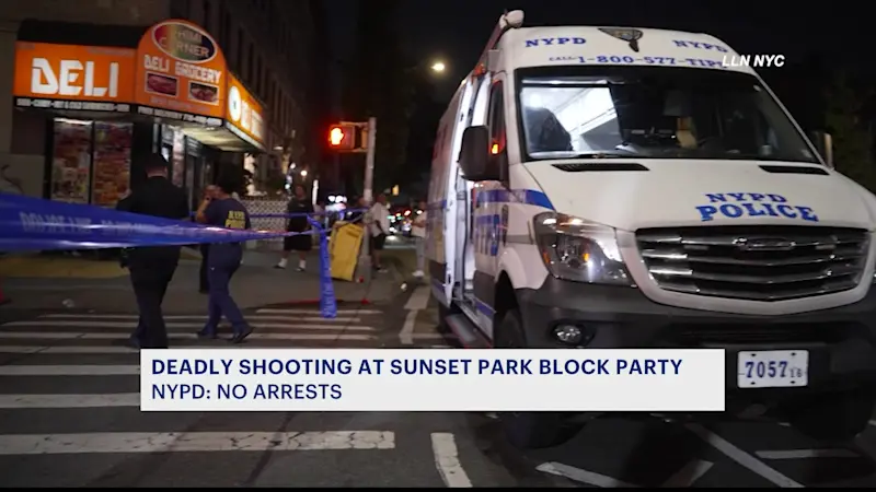Story image: Man killed in Sunset Park block party shooting