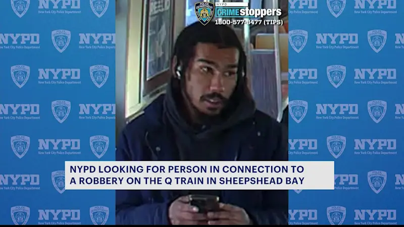 Story image: NYPD releases photo of Q train knifepoint robbery suspect   