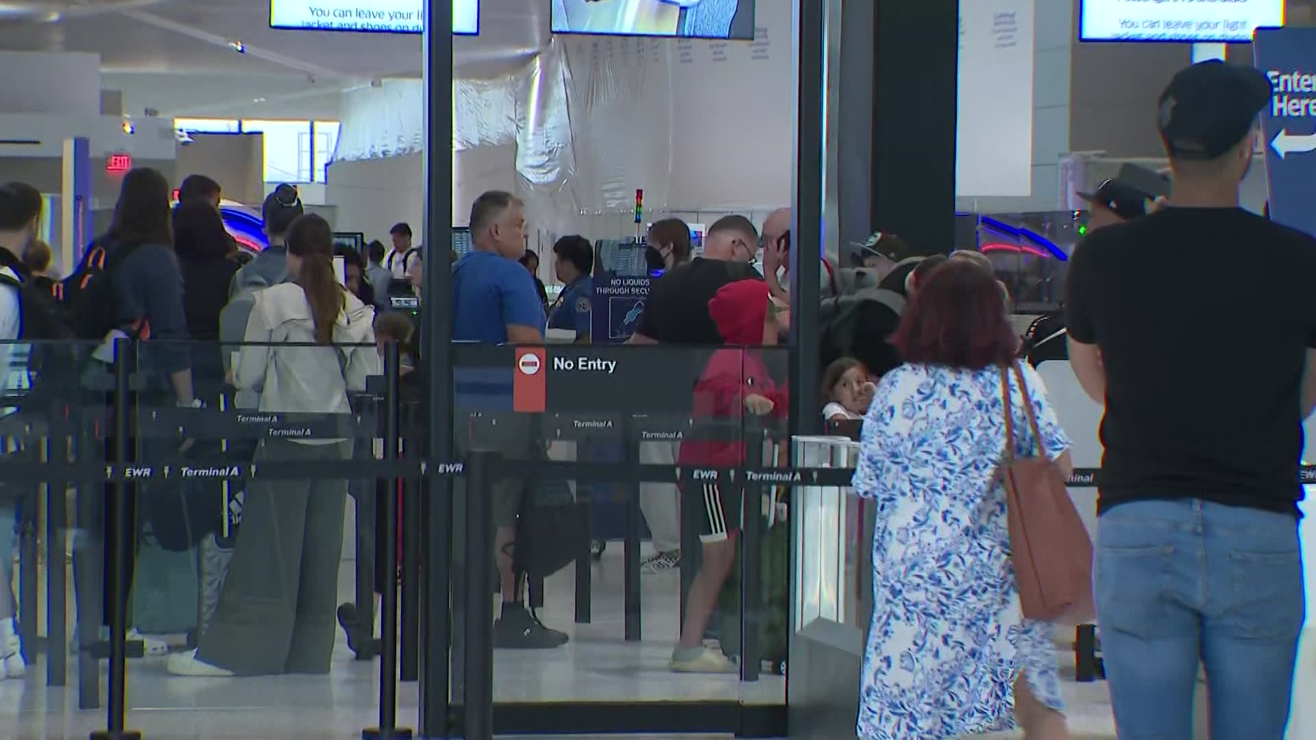 Travelers at Newark Liberty International Airport facing more summer