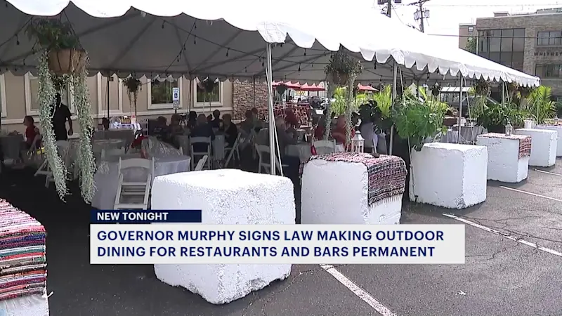 Story image: Gov. Murphy signs bill to make COVID-19 outdoor dining rules permanent