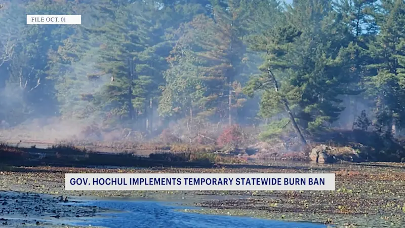 Story image: Temporary statewide burn ban, what it means for the Hudson Valley