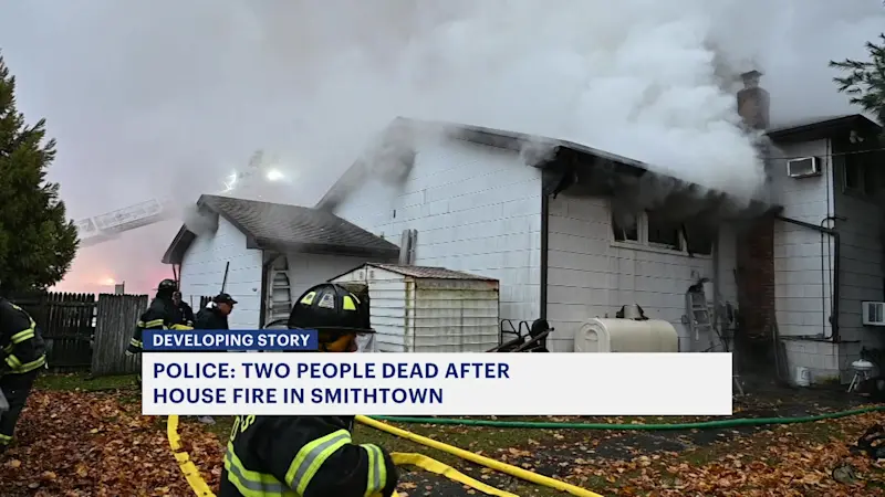 Story image: 2 killed, 1 injured in Smithtown house fire