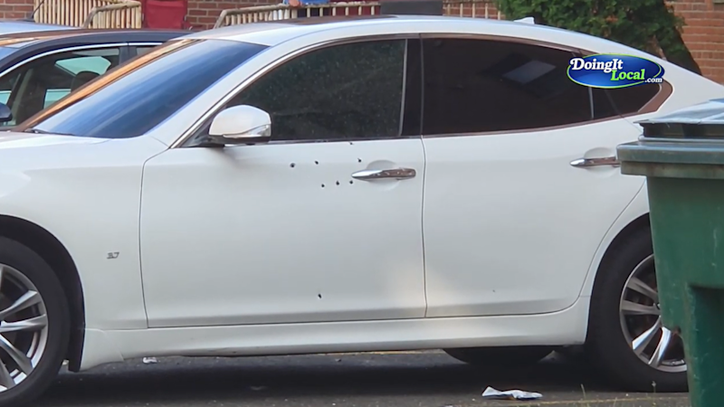 Story image: Person injured in shooting outside Bridgeport apartment building complex