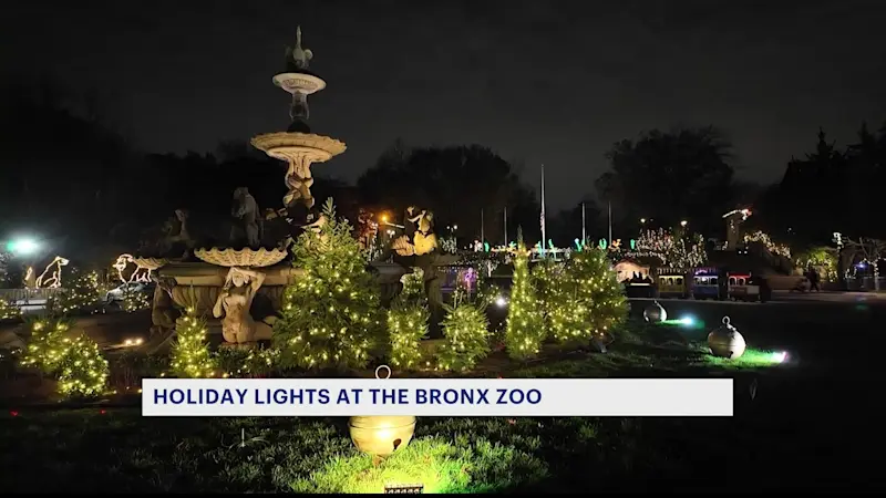 Story image: 'Holiday Lights' display returns to Bronx Zoo