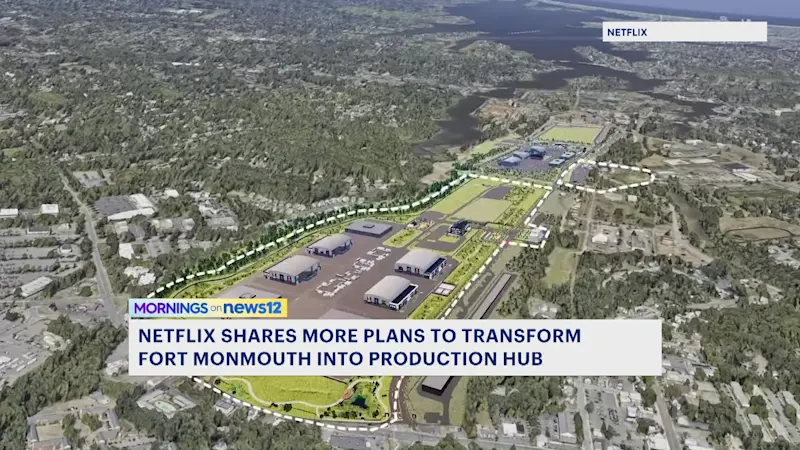 Story image: Netflix releases video rendering of its planned $1 billion construction at Fort Monmouth