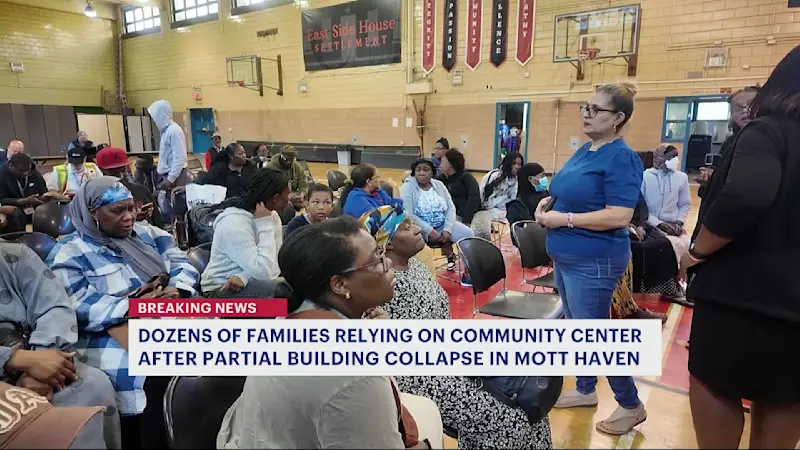 Story image: Community center becomes refuge after Mott Haven building collapse