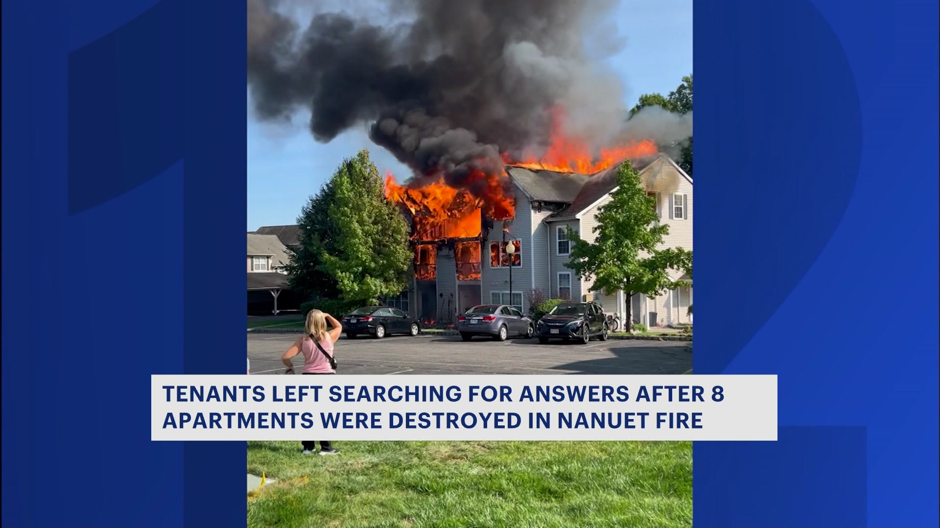News 12 | Westchester | Nanuet Apartment Building Destroyed By Fire To ...