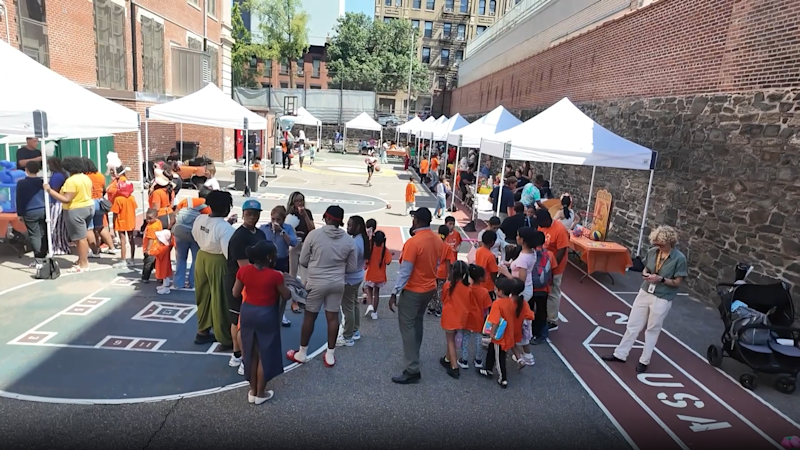 Story image: Carnival brings summer fun to children living in NYC shelters