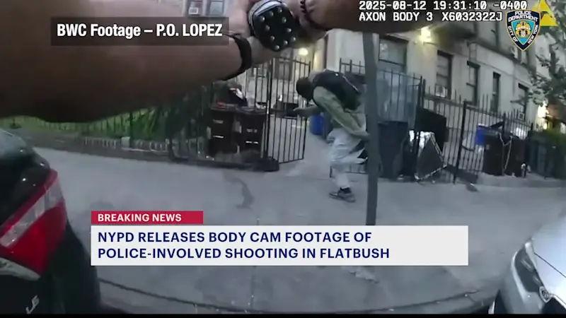 Story image: NYPD releases bodycam footage of police-involved shooting in Flatbush