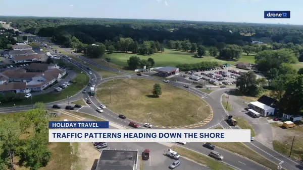 Holiday travel: Monitoring traffic patterns heading down to the Jersey Shore
