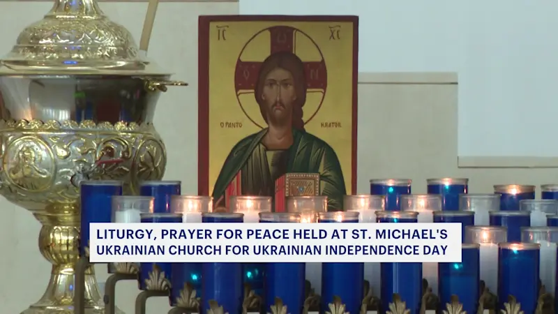 Story image: Service at Yonkers church honors Ukrainian Independence Day as war with Russia grinds on