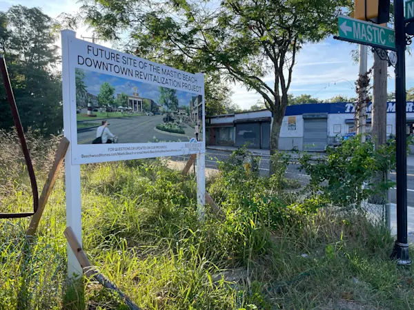 Story image: $500M Mastic Beach downtown revitalization project heads to public hearings