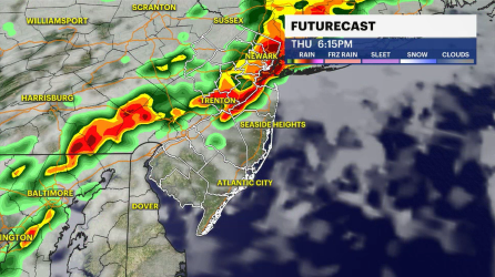Story image: STORM WATCH: Nasty storms may deliver more flooding to parts of New Jersey