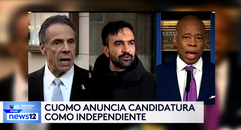 Story image: Univision 41 News Brief: Cuomo anuncia candidatura como independiente