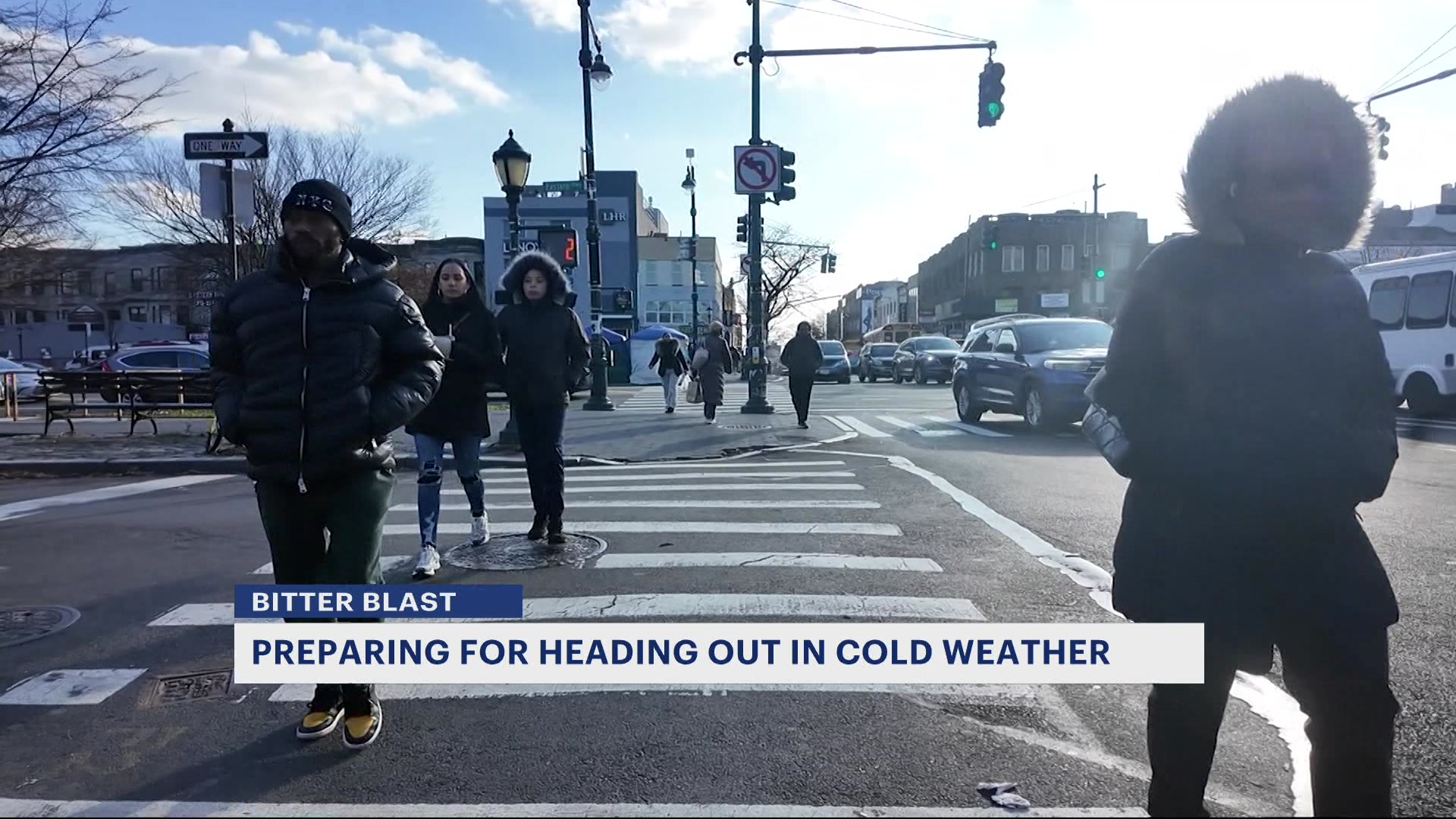 Brooklyn residents brave the cold as temperatures dip 