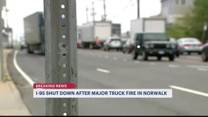 I-95 fire snarls local traffic through Norwalk