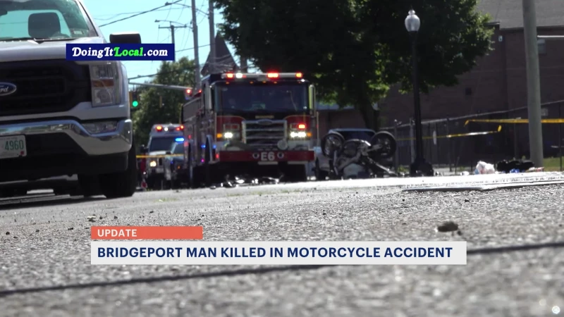 Story image: Police: Motorcyclist dies in crash on Stratford Avenue in Bridgeport